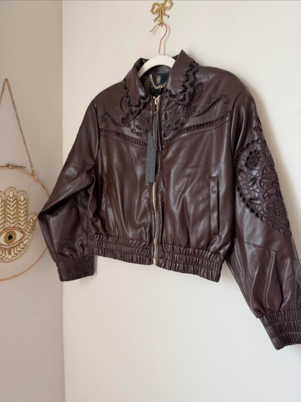 House of Harlow Leather Jacket - Medium - Picture 7 of 7